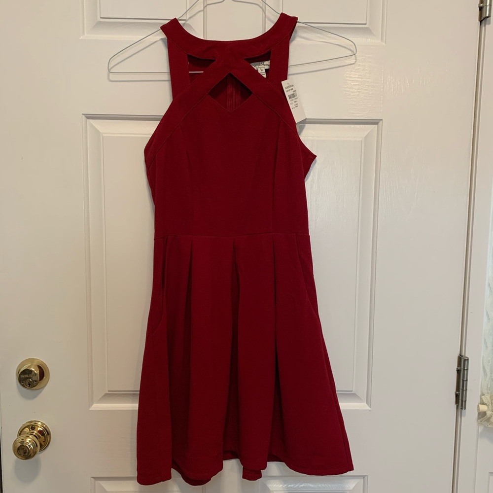 Red dress